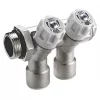 Reliance Valves 2-Port Potable Water Manifold 15mm x ¾" -Underfloor Heating Shop 317TY P