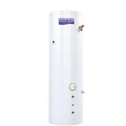 RM Cylinders Stelflow Indirect Unvented High Gain Hot Water Cylinder 250Ltr 3kW