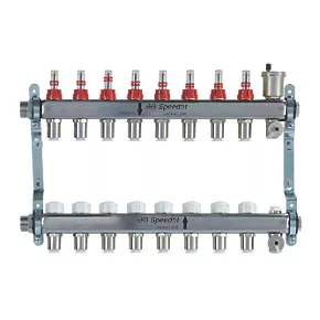 JG Speedfit 8 Port Manifold Set Chrome 3 JG Speedfit 8 Port Manifold Set Chrome