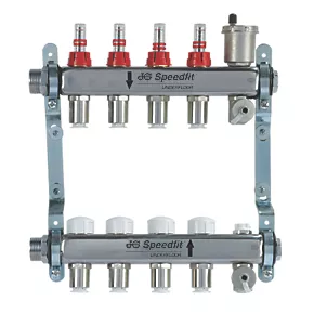 JG Speedfit 4 Port Manifold Set Chrome 3 JG Speedfit 4 Port Manifold Set Chrome