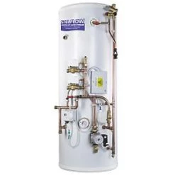 RM Cylinders Indirect Pre-Plumb Unvented Twin Zone Cylinder 210Ltr