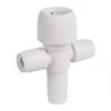 Hep2O Plastic Push-Fit Reducing 2 Port Closed Spigot Manifold 22 x 10mm 1 Hep2O Plastic Push-Fit Reducing 2 Port Closed Spigot Manifold 22 x 10mm -Underfloor Heating Shop 8303F P