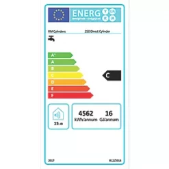 RM Cylinders Prostel Indirect Twin Coil Unvented Hot Water Cylinder 210Ltr -Underfloor Heating Shop 8332F A1