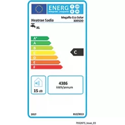 Heatrae Sadia Megaflo Eco Solar 300sdd Direct Unvented Unvented Hot Water Cylinder 300Ltr 2 x 3kW -Underfloor Heating Shop 929FP A1