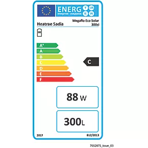 Heatrae Sadia Megaflo Eco Solar 300si Indirect Unvented Unvented Hot Water Cylinder 300Ltr 4 Heatrae Sadia Megaflo Eco Solar 300si Indirect Unvented Unvented Hot Water Cylinder 300Ltr - Image 2